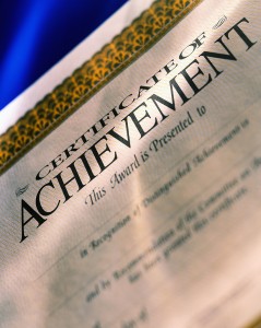 Award Certificate
